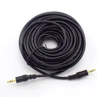 s-l140-1823.webp Male to Male Black 3.5mm jack audio stereo Extension Lead for Mobiles,PC,Car UK