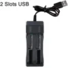 s-l140-1836.webp Rechargeable Lithium Battery Charger New USB 3.7V Battery Charger 1,2,4 Slots