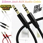s-l140-1839.webp 3.5mm Jack AUX Audio Cable Male‑to‑Male Car Stereo Headphone Lead Gold Plated