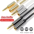 AUX Extension Cable 3 Pin 3.5mm Jack Male to 3.5mm Female  UK