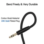2M 3M 5M Headphone Aux Cable Audio Lead 3.5mm Jack to Jack Stereo PC Car Male UK