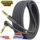 s-l140-1902.webp RIght Angle 3.5mm Jack Audio Cable 90 Degree Stereo AUX Lead GOLD Black or White