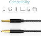 s-l140-1922.webp Aux Cable Jack To Jack 3.5 mm Audio Lead Male Stereo 1 To 5m Car PC Phone Plug