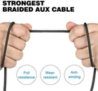s-l140-1924.webp Aux Cable Jack To Jack 3.5 mm Audio Lead Male Stereo 1 To 5m Car PC Phone Plug