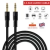 s-l140-1927.webp Aux Cable Jack To Jack 3.5 mm Audio Lead Male Stereo 1 To 5m Car PC Phone Plug