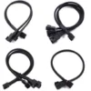 s-l140-202.webp PWM 1 to 2, 3, 4 extension 12V PC fan Y splitter cable 27cm black-sleeved cable