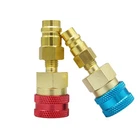 s-l140-2041.webp 2x Couplers Connectors Adapters R1234YF to R134A High&Low Side Quick Coupler uk