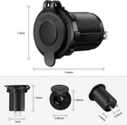 s-l140-2053.webp Waterproof 12V Car Cigarette Lighter Socket USB Charger Power Adapter Outlet