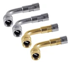 2X 90 Degree Angle Tyre Valve Extension Adaptor Motorcycle Motorbike Car Bike
