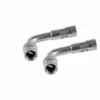 2X 90 Degree Angle Tyre Valve Extension Adaptor Motorcycle Motorbike Car Bike