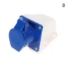 s-l140-2090.webp Mains Hook Up Site 3 Pin Plug & Socket 240V 16A IP44 Camping Caravan Motorhome
