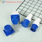 s-l140-2095.webp Mains Hook Up Site 3 Pin Plug & Socket 240V 16A IP44 Camping Caravan Motorhome