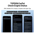 2026 TOPDON Carpal-E Bluetooth All System Car Diagnostic Tool OBD2 Reset Scanner