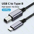 s-l140-221.webp USB Type-C to Printer Cable High Speed Printer USB B 2.0 Midi Interface 0.5M-3M