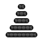 s-l140-276.webp Cable Holder Ties Management Clips Tidy Lead Desk Charger Wire USB Organizer UK