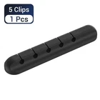 s-l140-280.webp Cable Holder Ties Management Clips Tidy Lead Desk Charger Wire USB Organizer UK