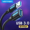 USB 2.0 Extension Cable SuperSpeed Fast Lead Male to Female 0.5 to 3m