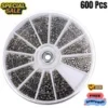 1000PcsSet Small Metal Nuts Bolts small Screws Kits Assorted steel M1M1.2M1.4