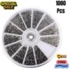 1000PcsSet Small Metal Nuts Bolts small Screws Kits Assorted steel M1M1.2M1.4