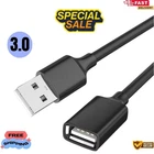 USB 3.0 Extension Cable SuperSpeed Fast Lead Male to Female 0.5 1m 2m 3m uk