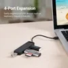 s-l140-392.webp 4 Port USB 3.0 Hub Multi Splitter Expansion Fast Speed Desktop PC Laptop Adapter