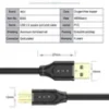 s-l140-405.webp GOLD USB 2.0 High Speed Cable Printer Lead A to B Plug 24AWG 25cm/50cm/1m/2<wbr/>m/3m