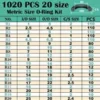 s-l140-43.webp 1020pcs Nitrile Silicone O Ring Seal Kit Oil Resistant Rubber Gasket Assortment