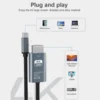 s-l140-433.webp USB Type C to HDMI Adapter 4K 30/60Hz, Aluminium Alloy Portable USB C Adapter