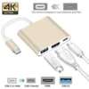 s-l140-449.webp 3 in1 Type C Adapter Lead USB-C 4K HDMI USB 3.0 Hub Samsung Cable Macbook UK