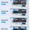 s-l140-523.webp USB 3.0 to Dual HDMI Adapter 2-in-1 for Dual screens 4k@60Hz USB A Type C USB-C