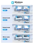 s-l140-524.webp USB 3.0 to Dual HDMI Adapter 2-in-1 for Dual screens 4k@60Hz USB A Type C USB-C
