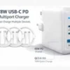 s-l140-525.webp 78W USB-C PD Fast Charger for iPhone Samsung iPad MacBook | 1 USB-C + 2 Light-in