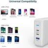 s-l140-527.webp 78W USB-C PD Fast Charger for iPhone Samsung iPad MacBook | 1 USB-C + 2 Light-in