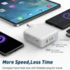 s-l140-534.webp 78W USB-C PD Fast Charger for iPhone Samsung iPad MacBook | 1 USB-C + 2 Light-in