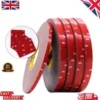s-l140-578.webp DOUBLE SIDED TAPE 3M Extra Strong, Heavy Duty Adhesive Sticky Tape Black Clear