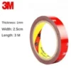 s-l140-583.webp DOUBLE SIDED TAPE 3M Extra Strong, Heavy Duty Adhesive Sticky Tape Black Clear