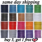 s-l140-616.webp 2mm Waxed Cotton Cord 10m to 50m Jewellery Craft Making Bracelet Necklace String