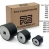 Rubber Mount Car Boat Bobbin Anti Vibration  M4 M6 M8 M10 M12 M16 Cylindrical/B
