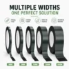 Black Double Sided Foam Tape Heavy Duty Strong Sticky Adhesive Mounting Car Trim