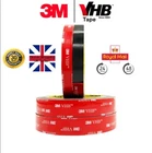 s-l140-689.webp 3M VHB Double Sided Tape Heavy Duty Strong Adhesive Mounting Foam Roll Black UK