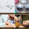 Glasses Repair Kit Spectacles Screws Nose Pads Optical Repair Tool Set UK