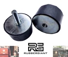 Rubber Mount Car Boat Bobbin Anti Vibration  M4 M6 M8 M10 M12 M16 Cylindrical/B