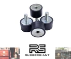 Rubber Mount Car Boat Bobbin Anti Vibration  M4 M6 M8 M10 M12 M16 Cylindrical/B