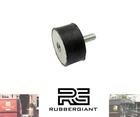 Rubber Mount Car Boat Bobbin Anti Vibration  M4 M6 M8 M10 M12 M16 Cylindrical/B
