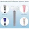 s-l140-770.webp 2x Stainless Steel Toothpaste Tube Squeezer Easy Metal Rolling Holder Dispenser