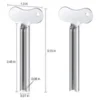s-l140-771.webp 2x Stainless Steel Toothpaste Tube Squeezer Easy Metal Rolling Holder Dispenser