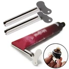 s-l140-772.webp 2x Stainless Steel Toothpaste Tube Squeezer Easy Metal Rolling Holder Dispenser