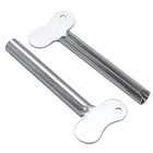 s-l140-774.webp 2x Stainless Steel Toothpaste Tube Squeezer Easy Metal Rolling Holder Dispenser