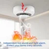 Home Fire Alarm Independent Smoke Detector Gas Sensor Smoke Alarm Fireangel UK