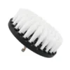 Drill Brush Cleaning Attachment Set Scrubber Kit Bathroom Kitchen Car White